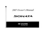 Preview for 1 page of Hyundai 2007 Sonata Owner'S Manual