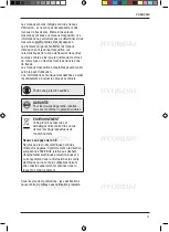 Предварительный просмотр 11 страницы Hyundai 56621 Instruction Manual