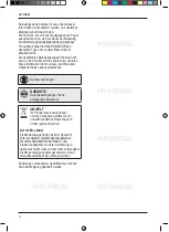 Предварительный просмотр 14 страницы Hyundai 56621 Instruction Manual