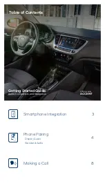 Preview for 2 page of Hyundai ACCENT 2019 Getting Started Manual