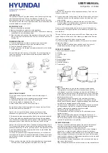 Предварительный просмотр 2 страницы Hyundai Airfryer XL User Manual