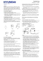 Предварительный просмотр 6 страницы Hyundai Airfryer XL User Manual