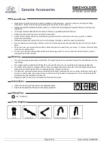 Preview for 2 page of Hyundai AL100 99007 Fitting Instructions Manual