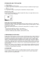 Предварительный просмотр 12 страницы Hyundai Aqua Optima POLLY Instruction Manual