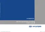 Preview for 2 page of Hyundai AV2B4SDAN Owner'S Manual