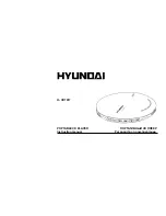 Preview for 1 page of Hyundai CD7014 Instruction Manual