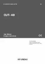 Hyundai CUT- 401 User Manual предпросмотр