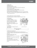 Preview for 22 page of Hyundai DHY6000SE Service Manual