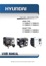 Preview for 1 page of Hyundai DHY6000SE User Manual