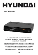 Предварительный просмотр 1 страницы Hyundai DV2H 366 HDDVBT Instruction Manual