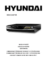 Hyundai DV2X 336 PVR User Manual preview