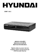 Preview for 1 page of Hyundai DVBT 118 U Instruction Manual