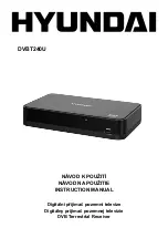 Предварительный просмотр 1 страницы Hyundai DVBT240U Instruction Manual