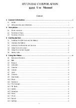 Preview for 1 page of Hyundai E355 User Manual