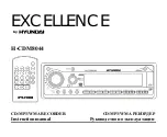 Предварительный просмотр 1 страницы Hyundai EXCELLENCE H-CDM8044 Instruction Manual