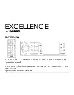 Preview for 1 page of Hyundai EXCELLENCE H-CMD4000 Instruction Manual