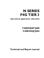 Предварительный просмотр 1 страницы Hyundai F4GE9454J*J604 Technical And Repair Manual