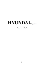 Hyundai Fingercam User Manual preview