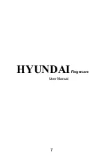 Preview for 7 page of Hyundai Fingercam User Manual