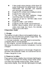 Предварительный просмотр 9 страницы Hyundai Fingercam User Manual