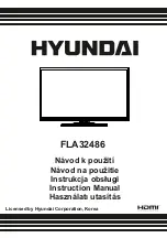 Предварительный просмотр 1 страницы Hyundai FLA32486 Instruction Manual