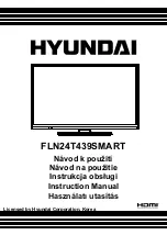 Hyundai FLN24T439ST Instruction Manual preview