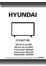 Preview for 1 page of Hyundai FLP40T150 Instruction Manual