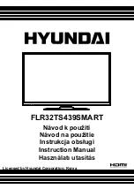 Preview for 1 page of Hyundai FLR32TS439SMART Instruction Manual