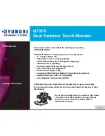 Preview for 5 page of Hyundai G70TR User Manual