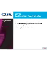 Preview for 13 page of Hyundai G70TR User Manual