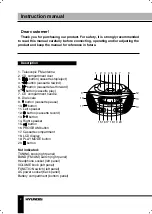 Preview for 3 page of Hyundai H-1417 Instruction Manual