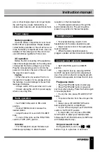 Preview for 3 page of Hyundai H-1422 Instruction Manual