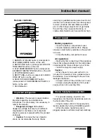 Предварительный просмотр 3 страницы Hyundai H-1424 Instruction Manual