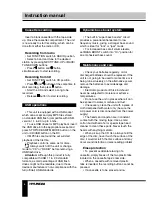 Предварительный просмотр 6 страницы Hyundai H-1424 Instruction Manual