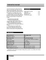 Предварительный просмотр 6 страницы Hyundai H-1427 Instruction Manual