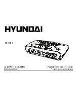 Preview for 1 page of Hyundai H-1501 Instruction Manual