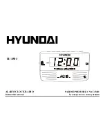 Предварительный просмотр 1 страницы Hyundai H-1503 Instruction Manual