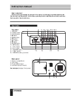 Предварительный просмотр 2 страницы Hyundai H-1503U Instruction Manual