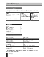 Preview for 6 page of Hyundai H-1503U Instruction Manual