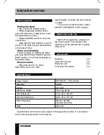 Предварительный просмотр 4 страницы Hyundai H-1504 Instruction Manual