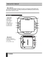 Предварительный просмотр 2 страницы Hyundai H-1505 Instruction Manual