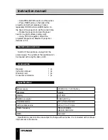 Preview for 4 page of Hyundai H-1511 Instruction Manual