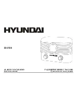 Предварительный просмотр 1 страницы Hyundai H-1518 Instruction Manual