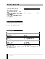 Preview for 4 page of Hyundai H-1540 Instruction Manual