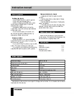 Preview for 4 page of Hyundai H-1548 Instruction Manual