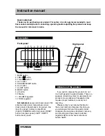 Предварительный просмотр 2 страницы Hyundai H-1549 Instruction Manual