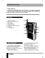 Preview for 2 page of Hyundai H-1600 Instruction Manual