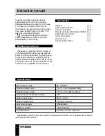 Preview for 7 page of Hyundai H-1624 Instruction Manual