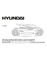 Hyundai H-2206 Instruction Manual preview