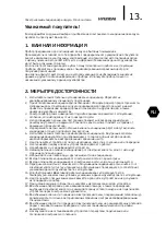 Предварительный просмотр 13 страницы Hyundai H-ALC3-18H/I Instruction Manual & Warranty Card